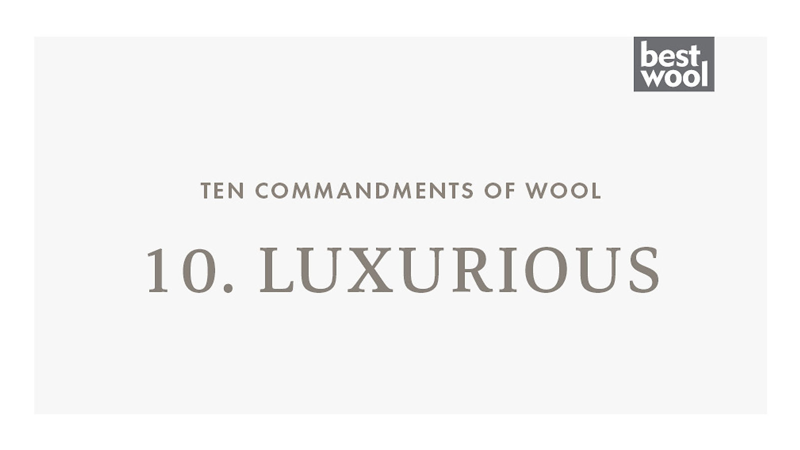 10. Luxurious - Best Wool